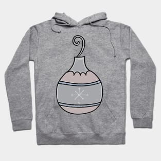 Whimsical Holiday Ball Ornament Illustration Hoodie